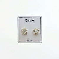 Flower Cubic Zirconia Earrings