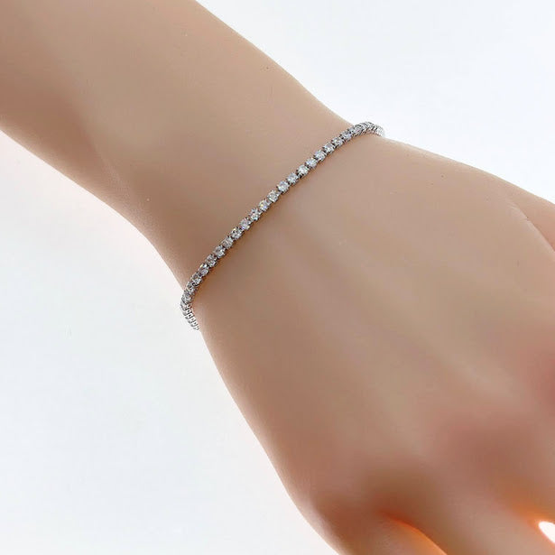 Cubic Zirconia Tennis Bracelet