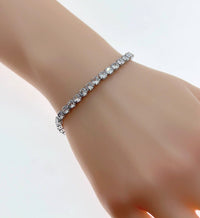 Cubic Zirconia Tennis Bracelet