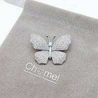 Butterfly Cubic Zirconia  Brooch