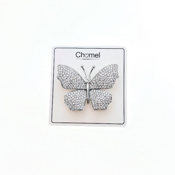 Butterfly Cubic Zirconia  Brooch