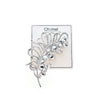 Leaf Cubic Zirconia Brooch