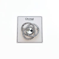 Cubic Zirconia Brooch