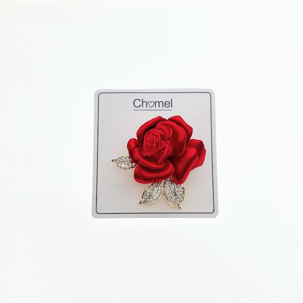 Flower Cubic Zirconia Brooch