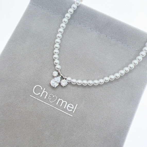 Simulated Pearl Necklace