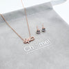 Ribbon Cubic Zirconia Set