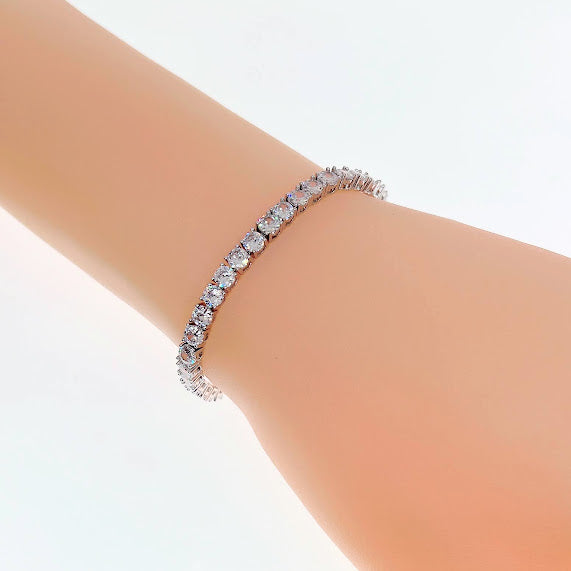 Cubic Zirconia 4mm Tennis Bracelet