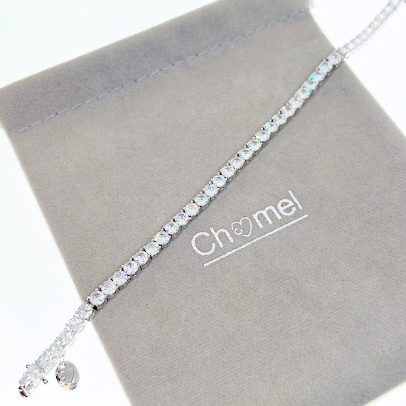 Cubic Zirconia 4mm Tennis Bracelet