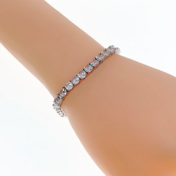 Cubic Zirconia 6mm Tennis Bracelet