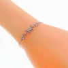 Butterfly Simulated Moonstone Bracelet