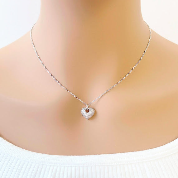 Heart Cubic Zirconia Necklace