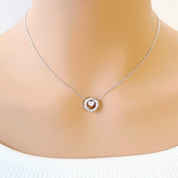 Heart Cubic Zirconia Necklace