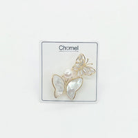 Butterfly Freshwater Pearl Brooch