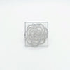 Flower Cubic Zirconia Brooch