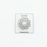 Flower Freshwater Pearl Brooch