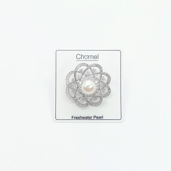 Flower Freshwater Pearl Brooch