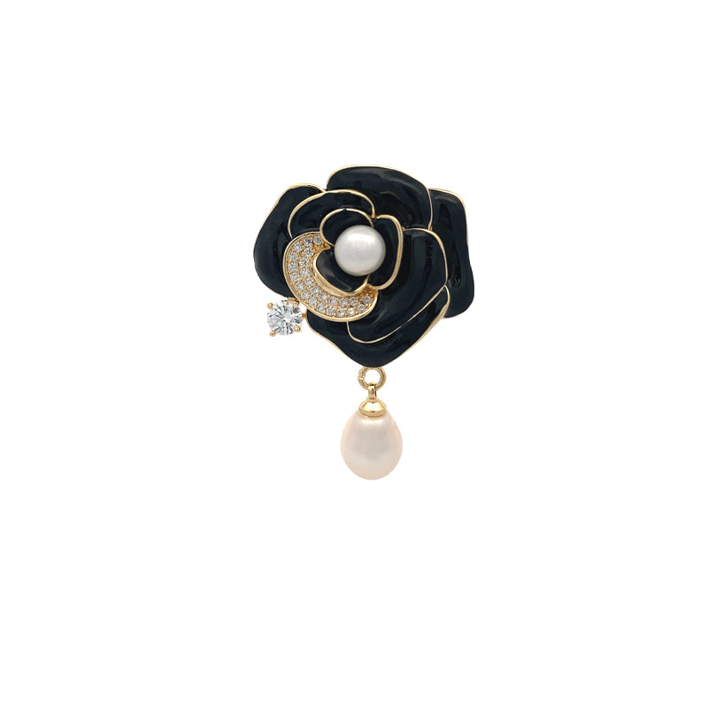 Flower Freshwater Pearl Brooch