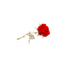 Flower Cubic Zirconia Brooch