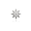 Snowflake Cubic Zirconia Brooch