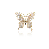 Butterfly Cubic Zirconia  Brooch