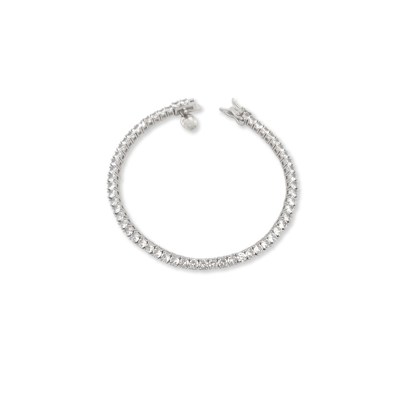 Cubic Zirconia 3mm Tennis Bracelet