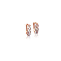 Cubic Zirconia Hoop Earrings