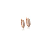 Cubic Zirconia Hoop Earrings