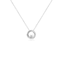 Round Cubic Zirconia Pendant