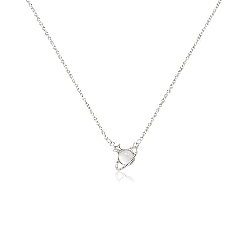 Planet Cubic Zirconia Necklace