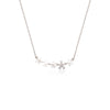 Flower Cubic Zirconia Necklace