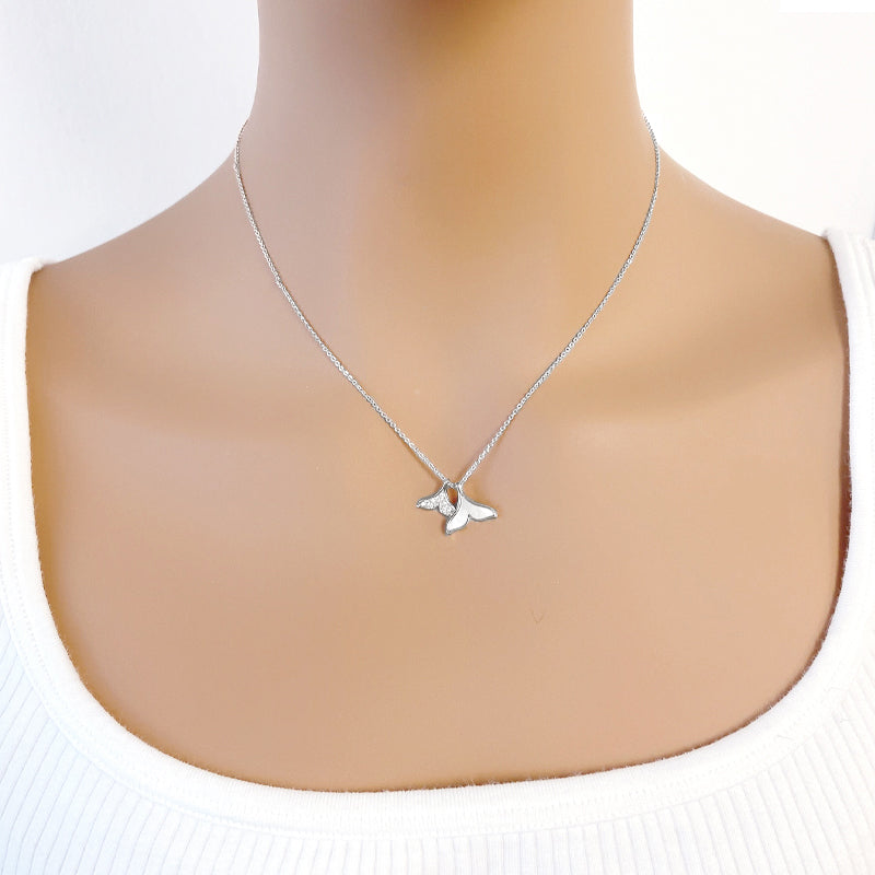 Mermaid Tail Cubic Zirconia Necklace