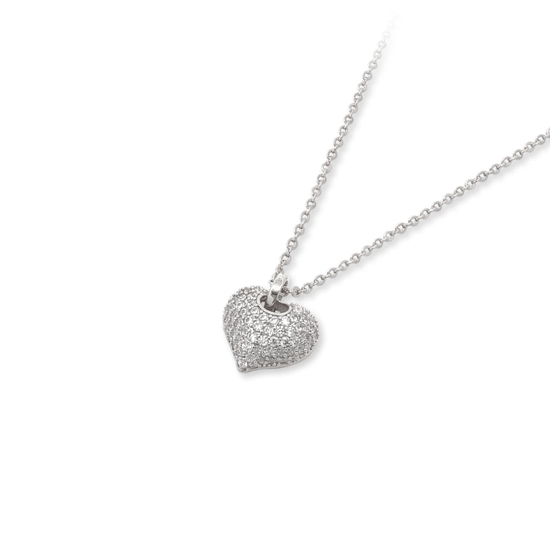 Heart Cubic Zirconia Necklace