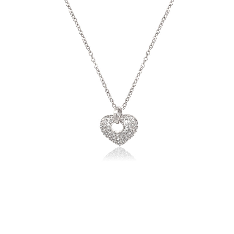 Heart Cubic Zirconia Necklace