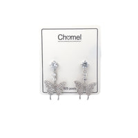 Butterfly Cubic Zirconia Earrings