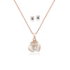 Flower Simulated Moonstone Set