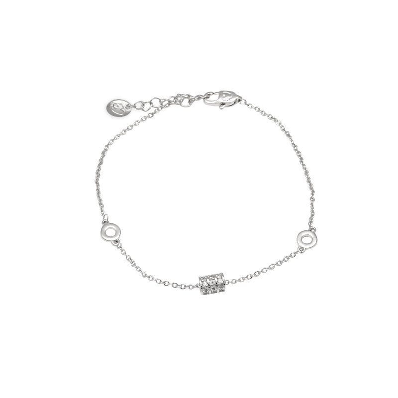 Tunnel Cubic Zirconia Bracelet.