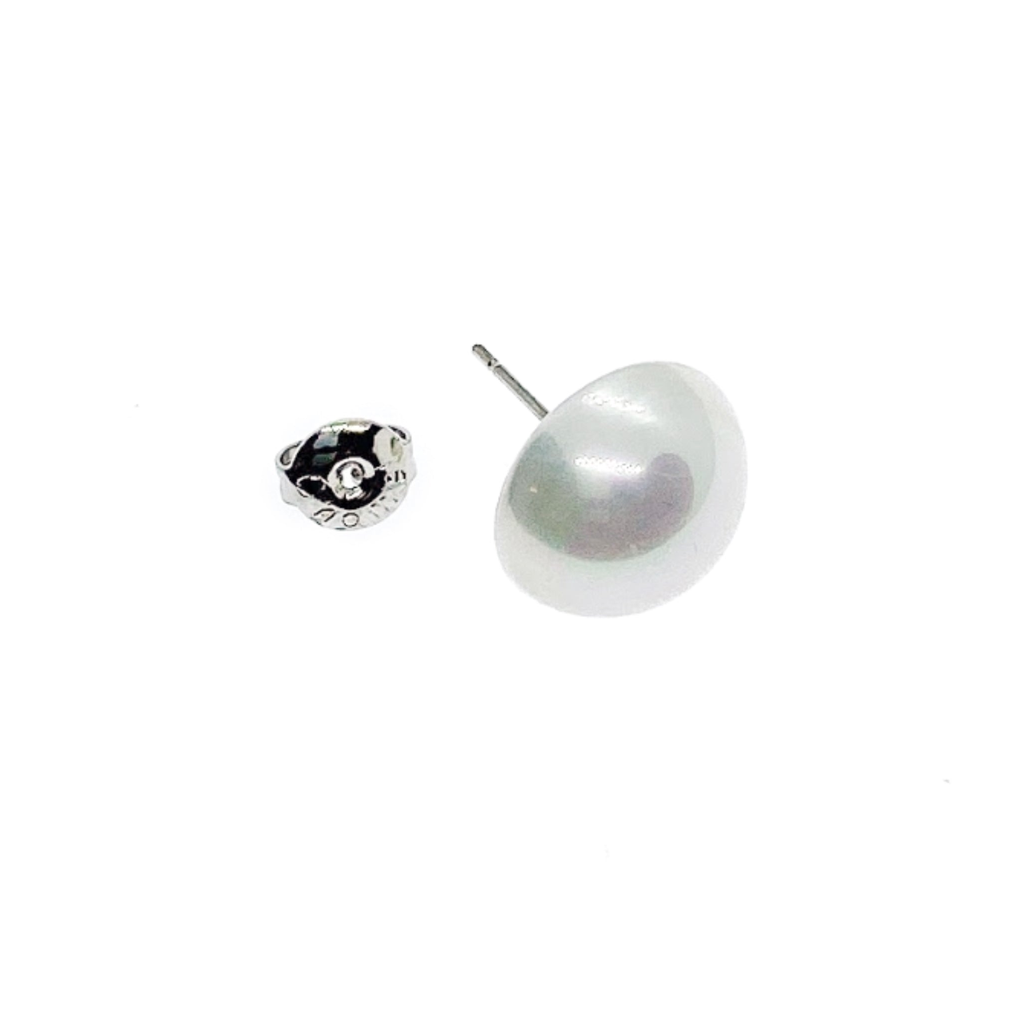 Chocolate pearl sale stud earrings