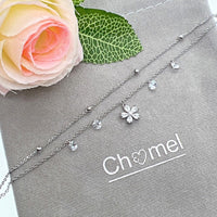 Flower Cubic Zirconia Bracelet - CHOMEL