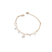 Flower Cubic Zirconia Bracelet - CHOMEL