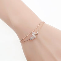 Heart Cubic Zirconia Bracelet - CHOMEL