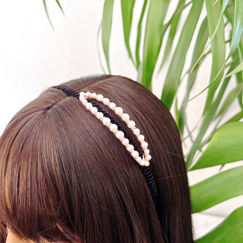 Pearl hairband sale