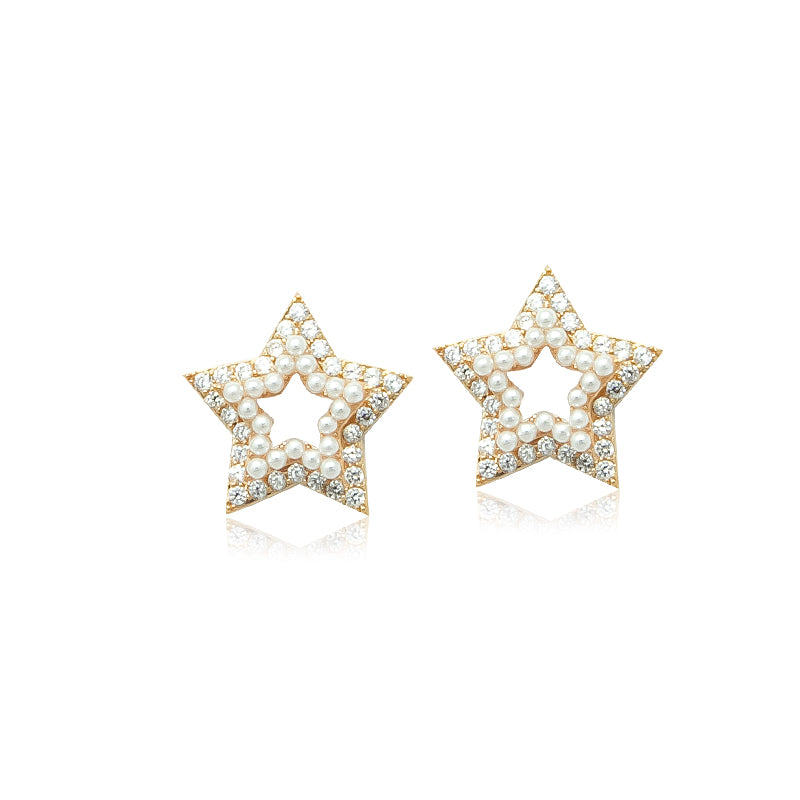 Star Pearl Earrings – CHOMEL