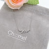 Leaf Cubic Zirconia Necklace - CHOMEL