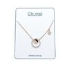 Round Cubic Zirconia Necklace.