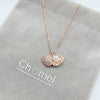 Shell Cubic Zirconia Necklace.