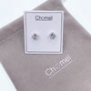 7mm Cubic Zirconia Solitaire Stud Earring.