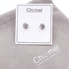 6mm Cubic Zirconia Solitaire Earring.