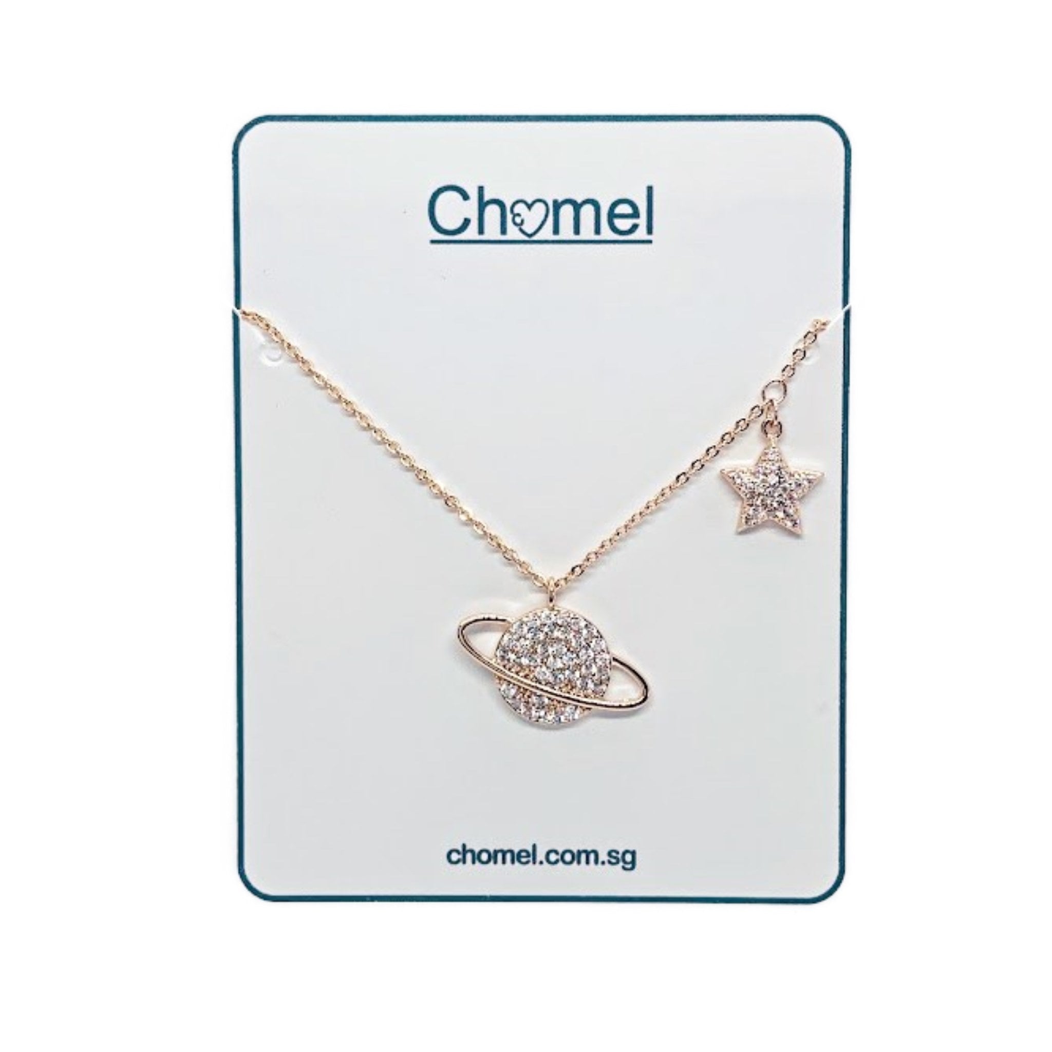 Planet Cubic Zirconia Necklace CHOMEL