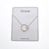 Flower Cubic Zirconia Necklace - CHOMEL