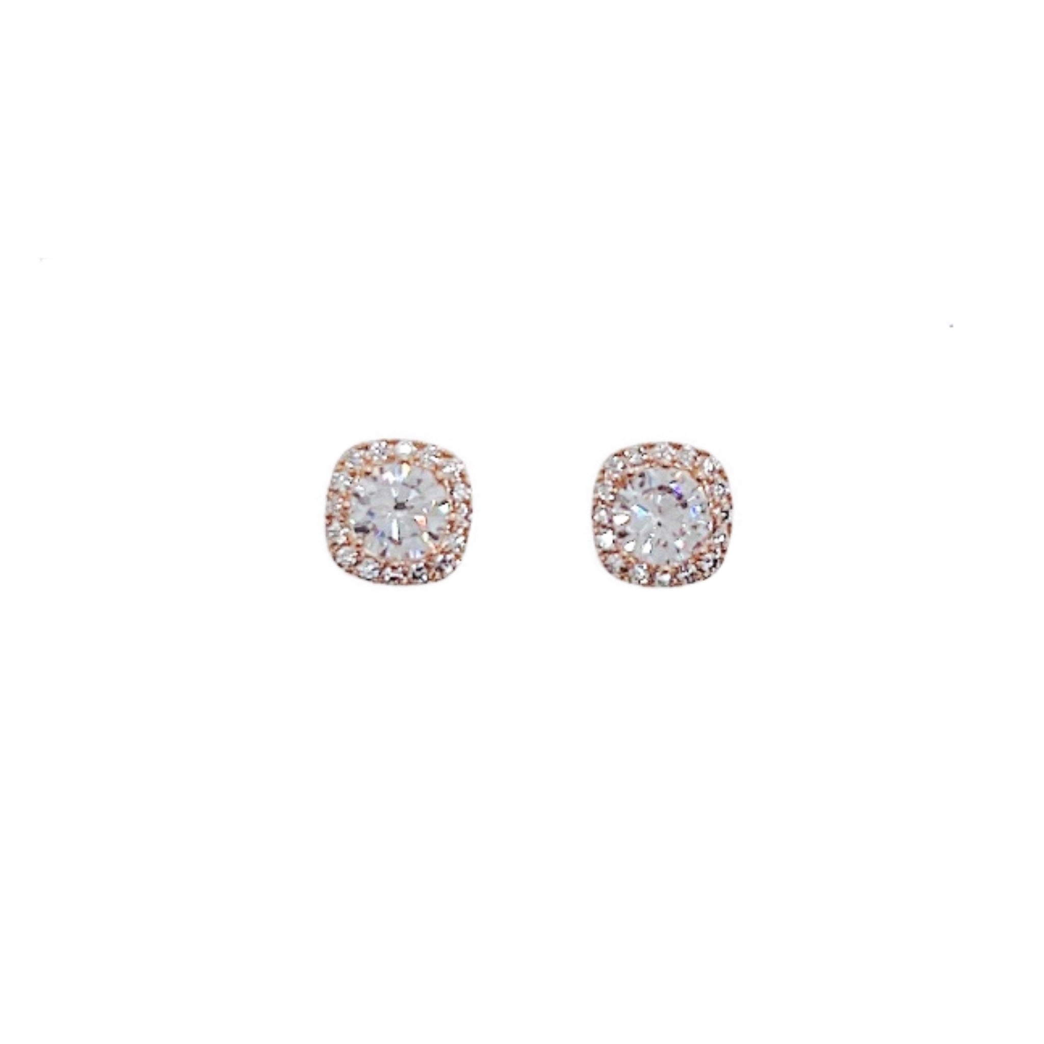 Cubic Zirconia Stud Earring - CHOMEL